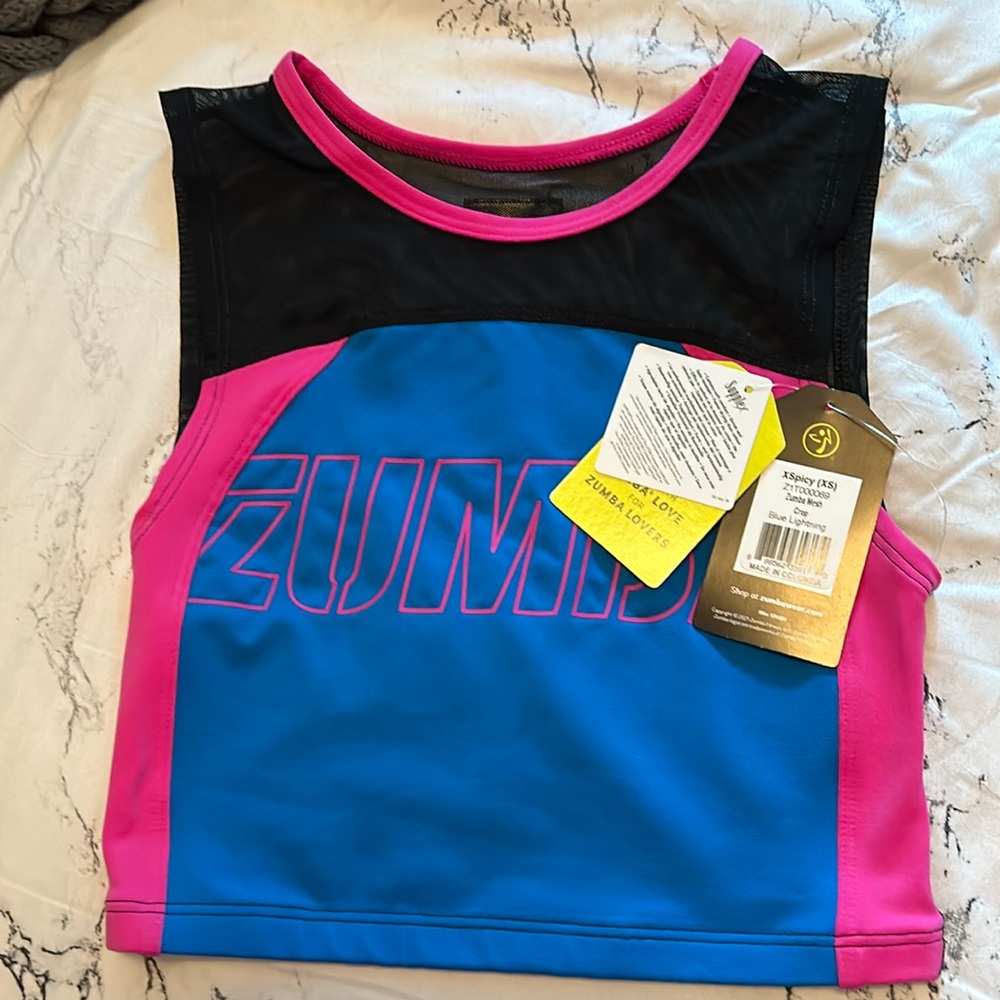 Zumba mesh top